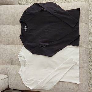 Abercrombie Long-Sleeve Cotton Seemless Fabric x2